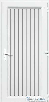 Kunststoff Haustür EL-73 Inox