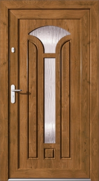 Kunststoff Haustür EL Classic 19 Siluro Glas