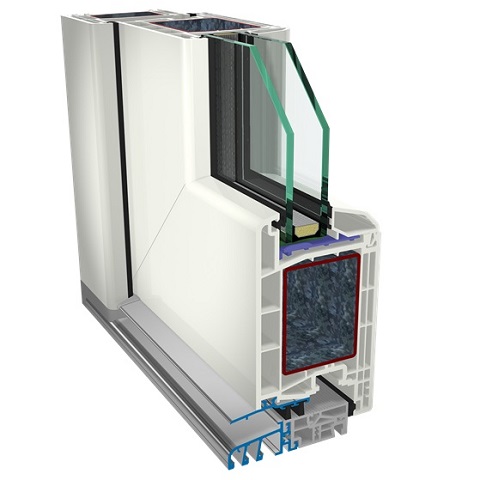 Voordeur Gealan S8000 met drempel