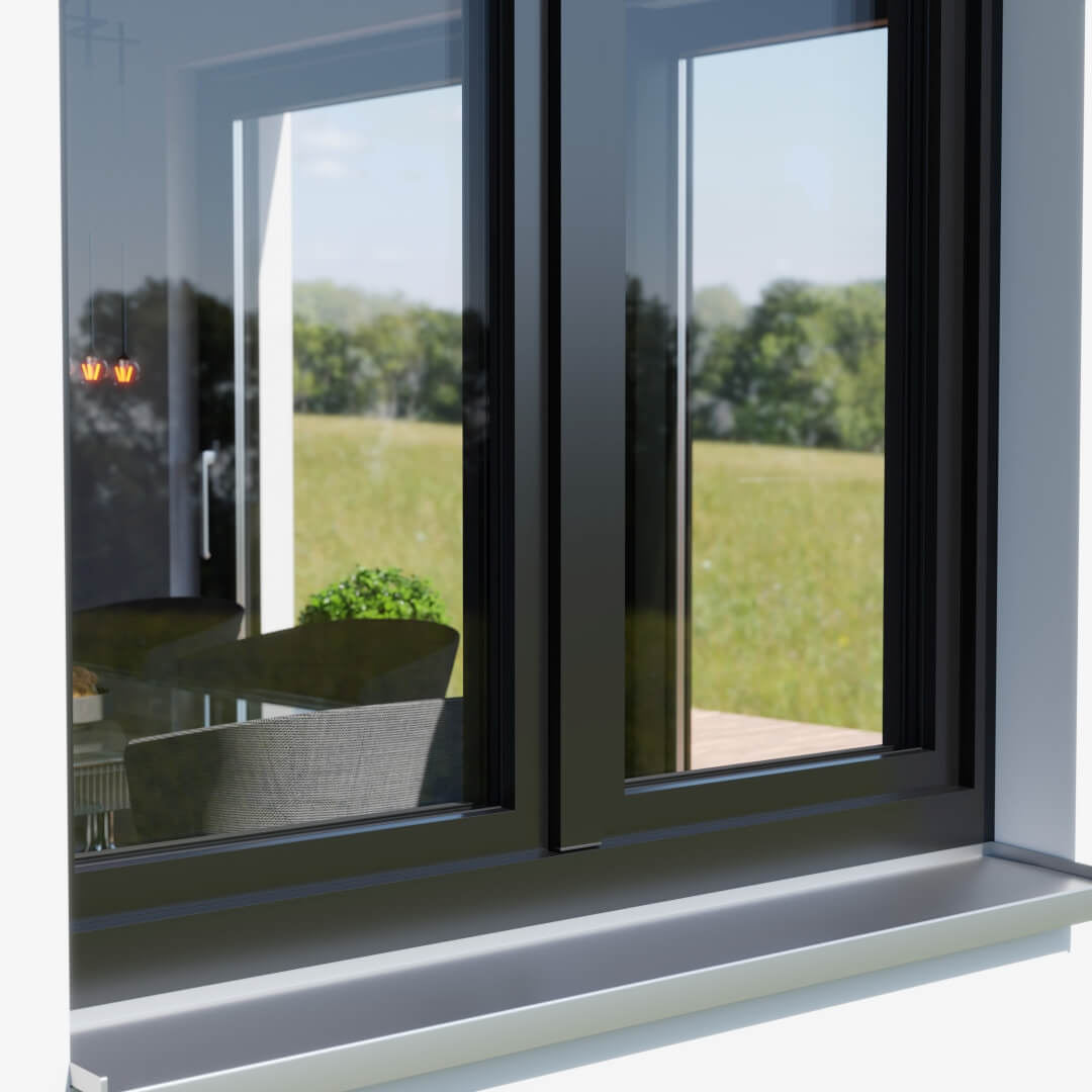 Gealan Kontur 2-flügeliges Fenster mit Vorsatzschale