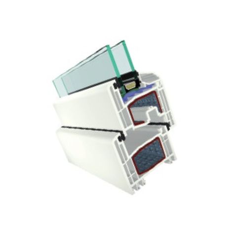 Kunststofffenster Gealan S 8000 - 5 Kammerprofil Muster