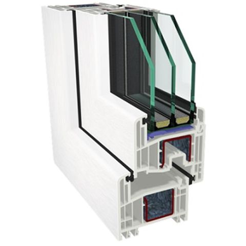 Kunststofffenster Gealan S 8000 - 6 Kammerprofil