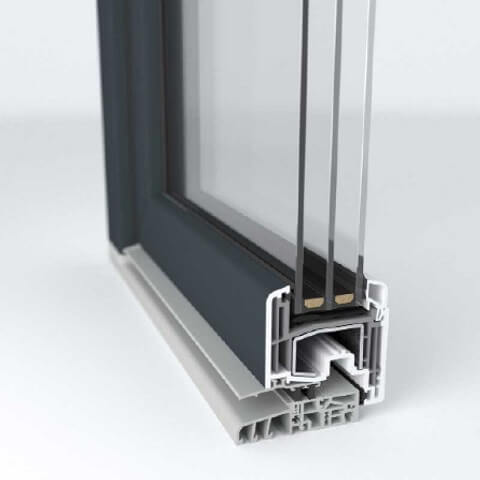 Gealan S8000 met standaarddorpel