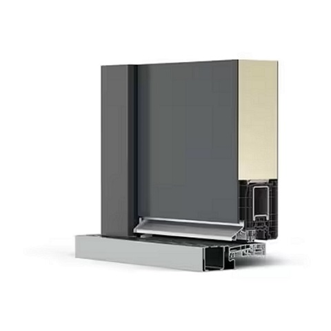 Voordeuren Rehau EURO-DESIGN 70 Profiel antraciet