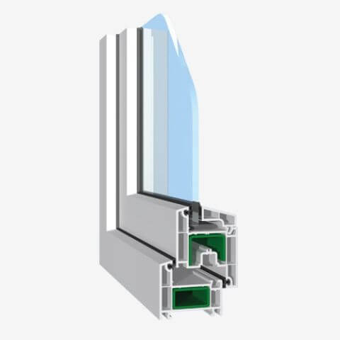Fenster Salamander Streamline 60 Profil nach innen öffnend