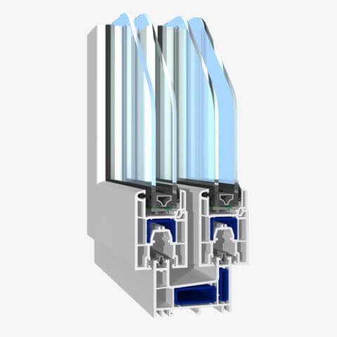 Kunststofffenster evolutionDrive SF Weiß