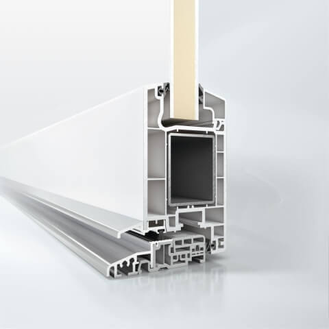 Tür Schüco CT 70 AS - Profil Schwelle