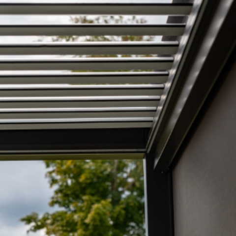 Pergola Lamellendach Sensoren Beleuchtung Individualisierung