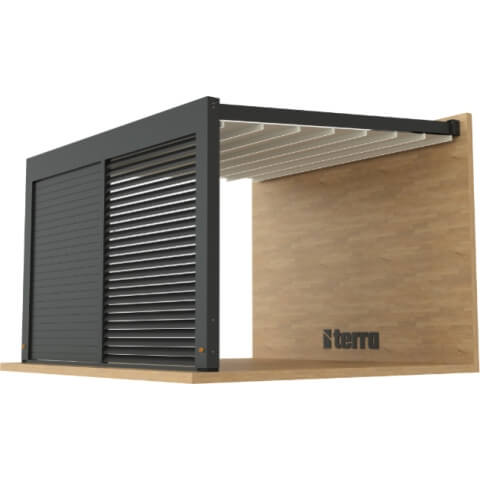 Pergola bewegliche Lamellen Alu