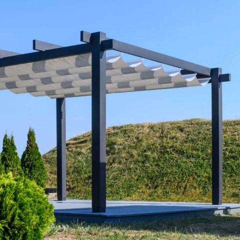 Pergola Terra Jord Anthrazit Garten
