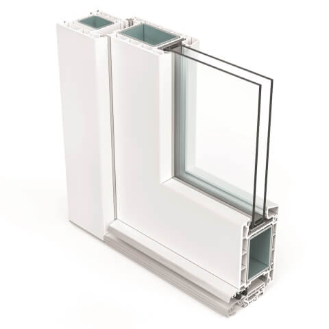 Kunststofftürprofil Veka Softline 70
