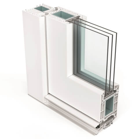 Kunststofftürprofil Veka Softline 82