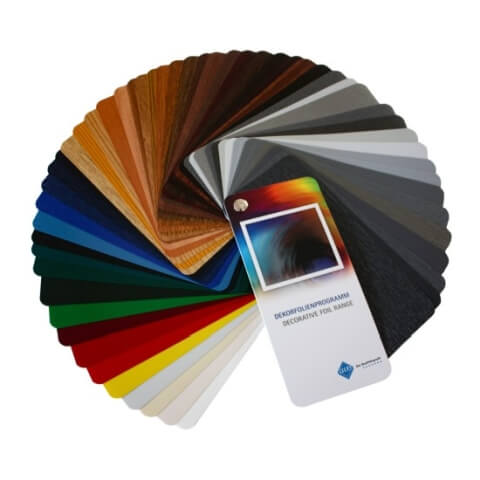 Veka kozijnoppervlakken decorfolies kleurenwaaier