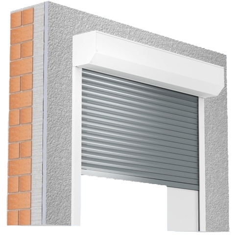 Rolltor PST eckig 45° Montage Mauerwerk