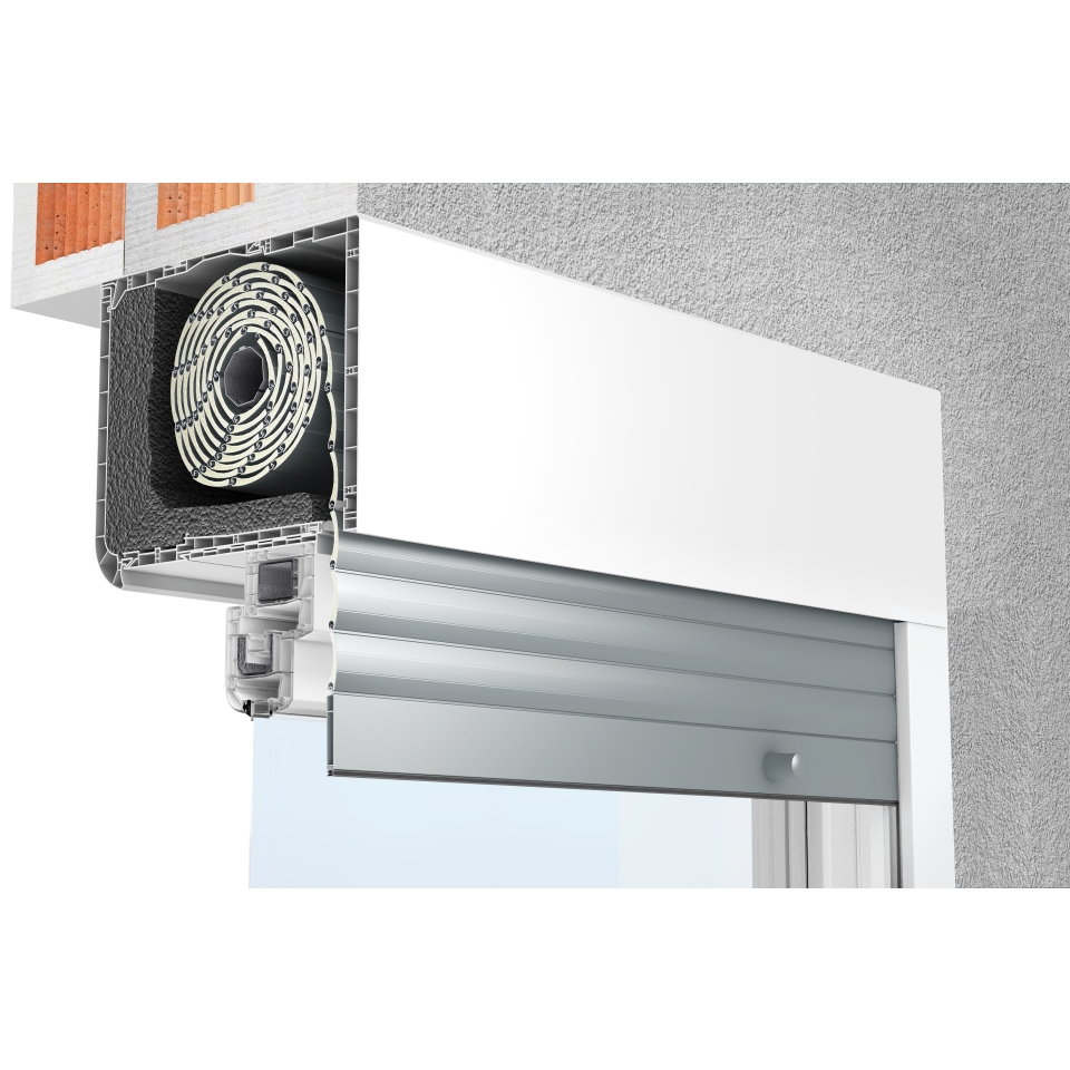 Aufsatzrollladen PMX Montage Mauerwerk