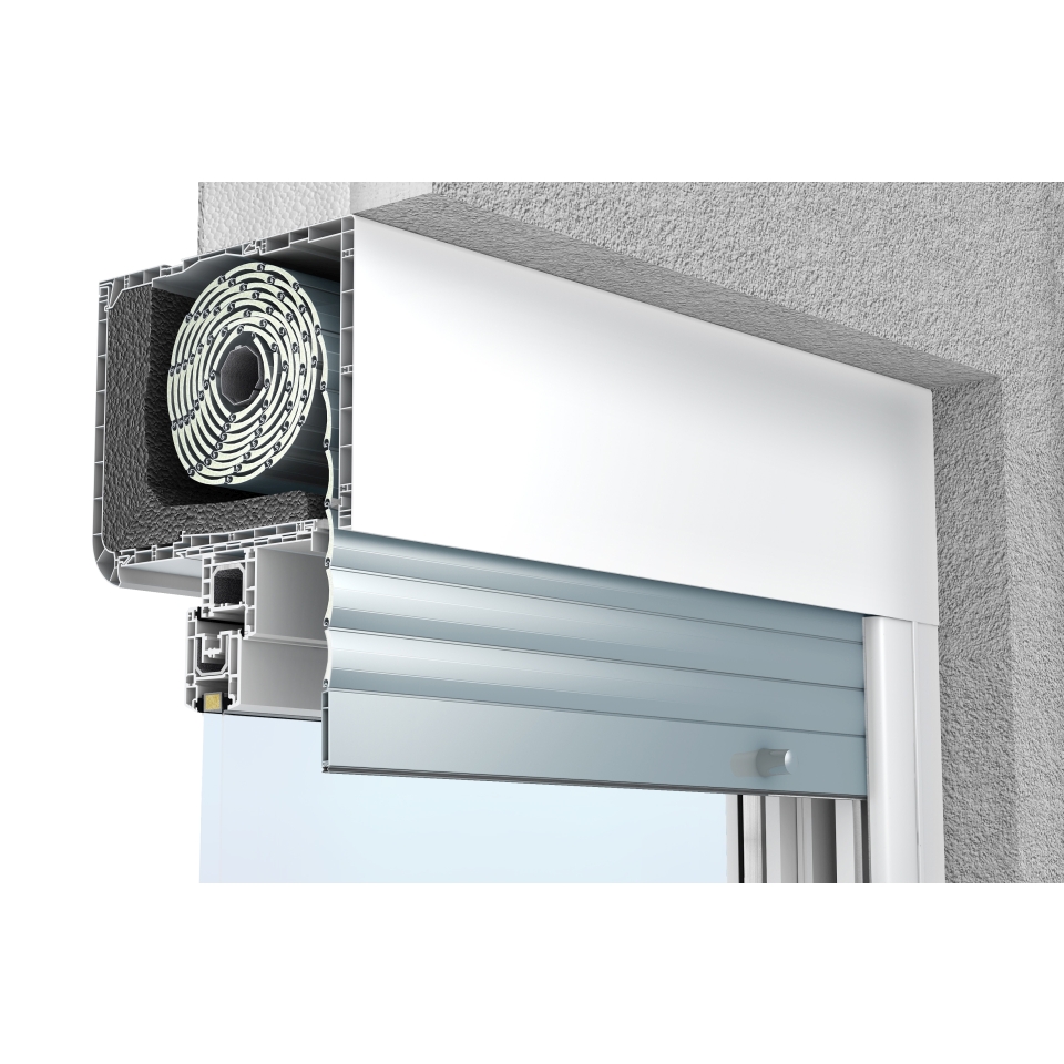 Aufsatzrollladen PMX Montage