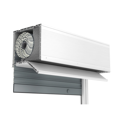 Aufsatzrollladen PTP Revisionsklappe unten offen