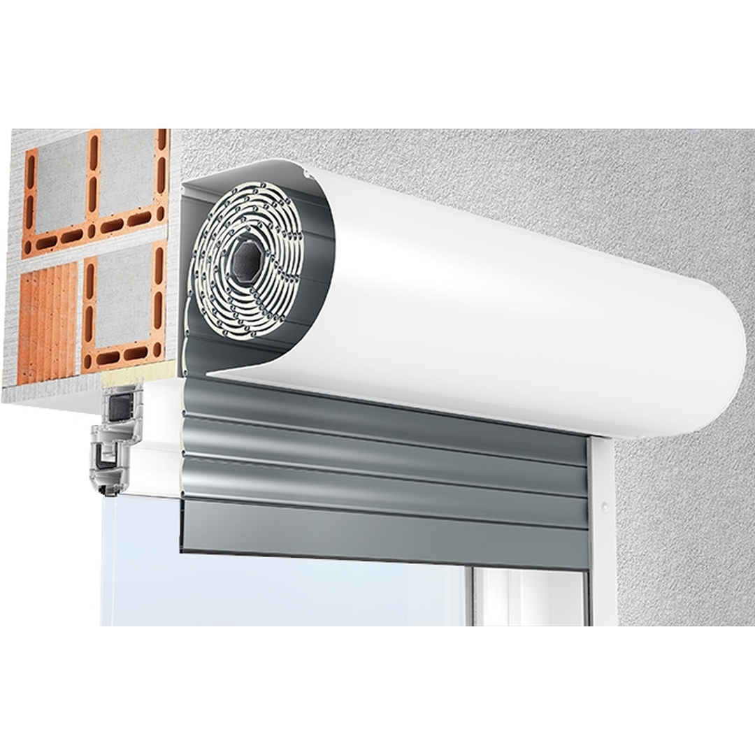 Vorbaurollladen POS Rundkasten Montage Mauerwerk