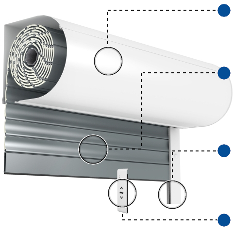 Vorbaurollladen POS Vorteile