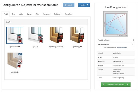 Kozijnprijsberekenaar