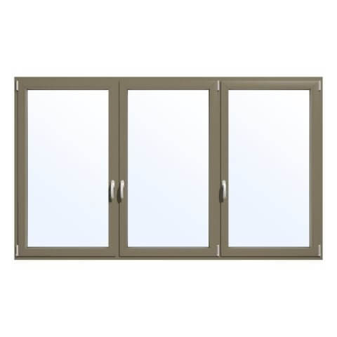 Aluminium Fenster MB in Olivgrau (RAL-7002)