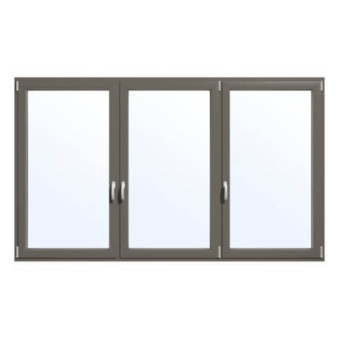 Aluminium Fenster MB in Quarzgrau (RAL-7039)