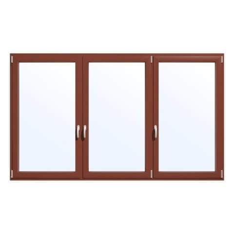 Aluminium Fenster MB in Perlkupfer (RAL-8029)