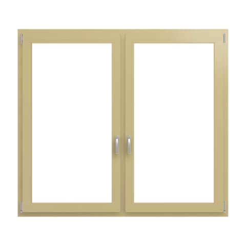Alufenster in Grünbeige