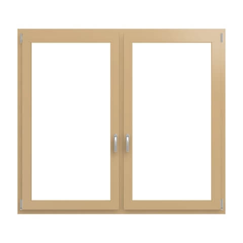 Alu-Fenster in Beige