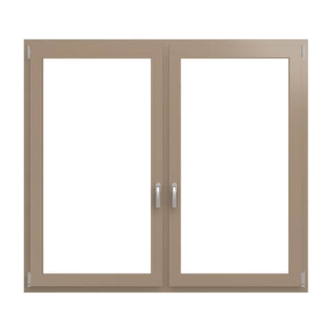 Alu-Fenster in Graubeige