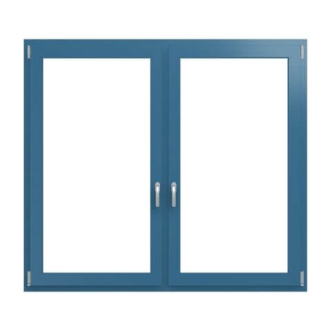 Alufenster MB-86 SI in Brillantblau