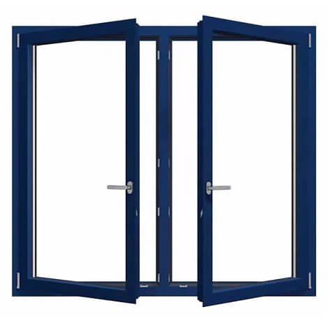 2-flg. Alufenster MB-45 Dreh-Kipp / Dreh-Kipp