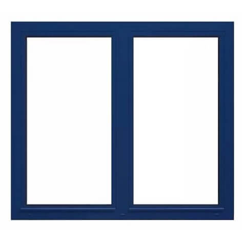 2-flg. Alufenster MB-45 aussen blau