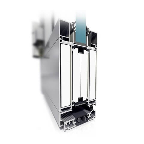 Aluminium Tür Aluprof MB-78 (EI60) Profilschnitt