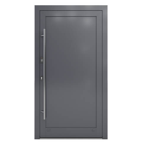 Aluminium Haustür Magdeburg in Weiß