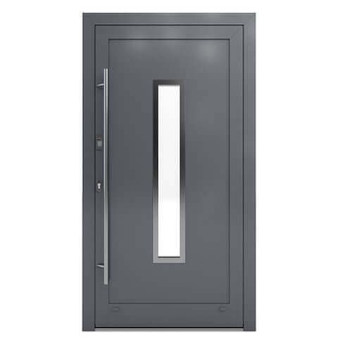 Aluminium Haustür Braunschweig in Anthrazit