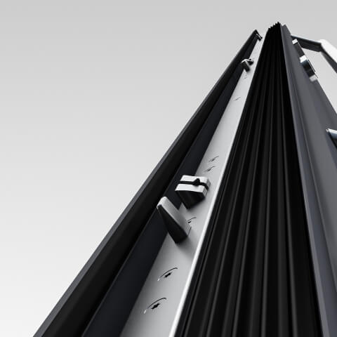 Alu Haustür-Verriegelung