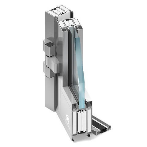 Aluminium Türprofil Aluprof MB-78 EI