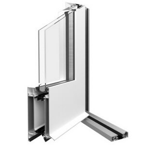 Aluminium deur MB-70 profiel