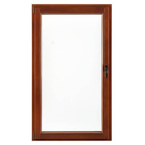 Vorderansicht Balkon Holztür DRUTEX SOFTLINE