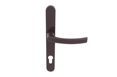 Türgriff als Drücker in Braun
