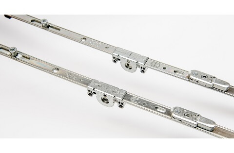 Fensterbeschlag mit Pilzkopfzapfen