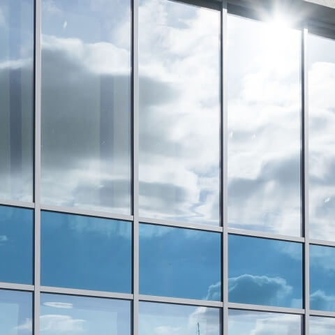 Aluminium Fensterfassade