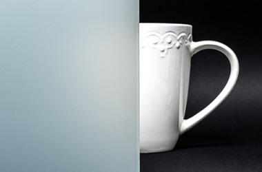 Haustür-Verglasung mit matter Scheibe