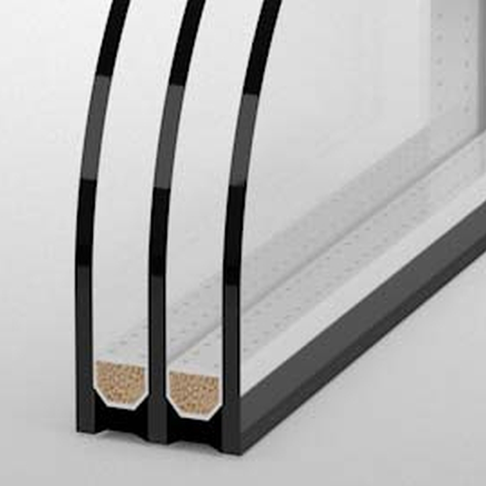 3-voudige beglazing in detail