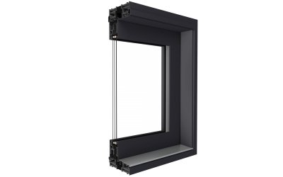 Aluminium hefschuifpui profiel in antraciet