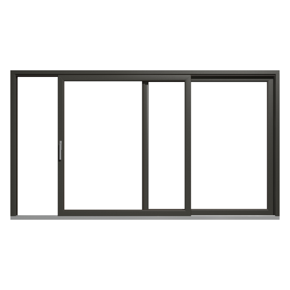 Kunststoff HS-Tür in Quarzgrau