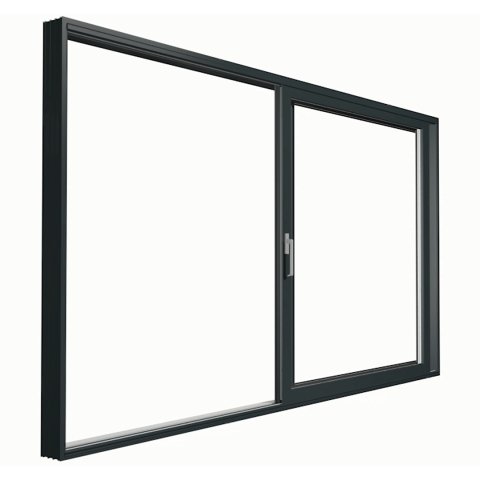 Geöffnete HS Tür Drutex MB-77-HI aus Aluminium