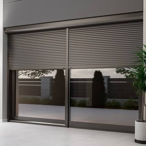 Hebeschiebetür mit Vorbaurollladen