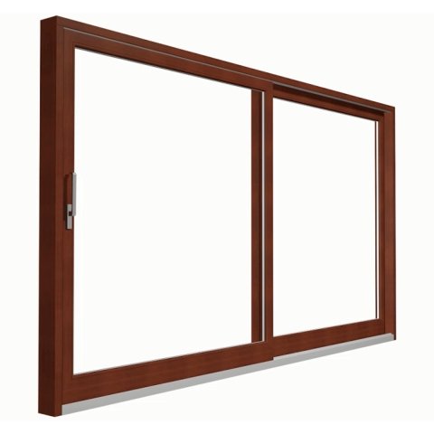 Geschlossene HS Tür Mahagoni Lasur Merantikantholz